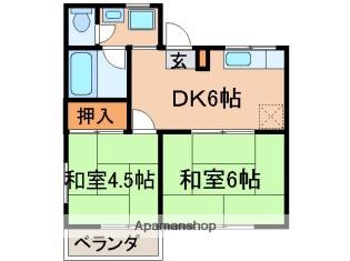 メゾン鈴木(1LDK/3階)の間取り写真