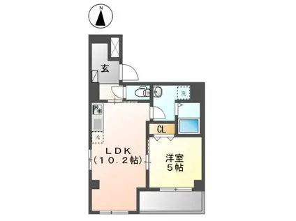 太平1丁目マンション工事(1LDK/3階)の間取り写真