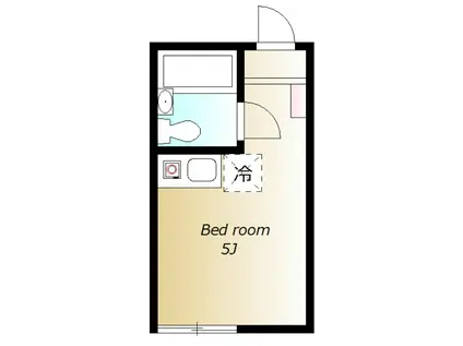 パステルハウス馬込(ワンルーム/1階)の間取り写真