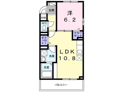 鶴見線 鶴見小野駅 徒歩6分 5階建 新築(1LDK/5階)の間取り写真