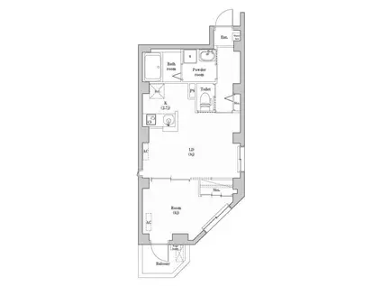 CHATAIGNE FORET OTEMACHI(1LDK/2階)の間取り写真