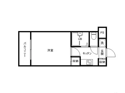 スカイコート大森第5(ワンルーム/7階)の間取り写真