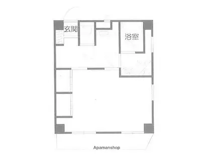 プリデ新小岩(1K/3階)の間取り写真