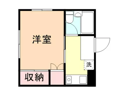 チェリーハイツ(1K/1階)の間取り写真