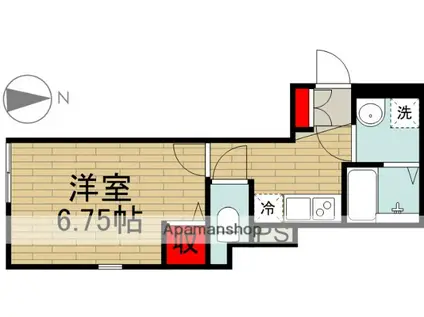 ルグラン武蔵野関町(1K/3階)の間取り写真