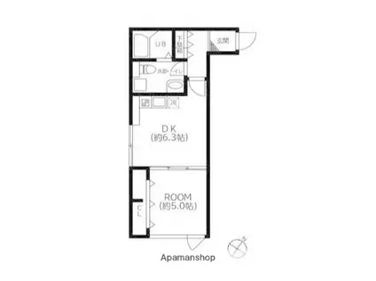 アート・フルひばりサクセス(1DK/3階)の間取り写真