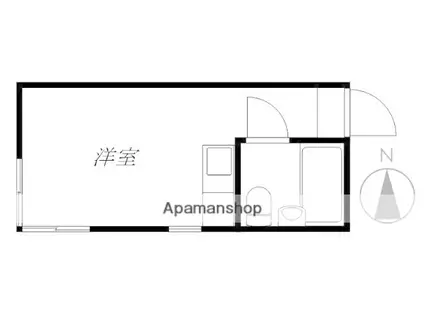 ウィナーズSUZUKI(ワンルーム/2階)の間取り写真
