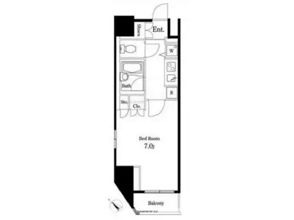 KDX文京千石レジデンス(1K/9階)の間取り写真