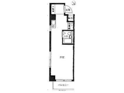 パレ・ドール池袋3(ワンルーム/5階)の間取り写真