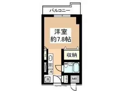シティフォーラム新小平(ワンルーム/2階)の間取り写真