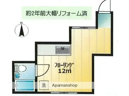 エスポワール吉祥寺(ワンルーム/2階)の間取り写真
