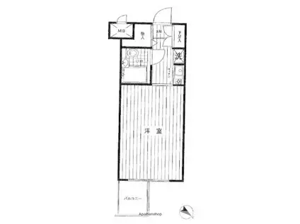 メゾンドール西荻窪(1K/2階)の間取り写真