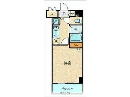 トーシンフェニックス吉祥寺参番館(1K/3階)の間取り写真