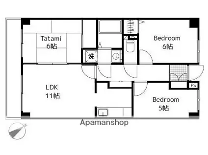 ヴェルデ久我山(3LDK/3階)の間取り写真