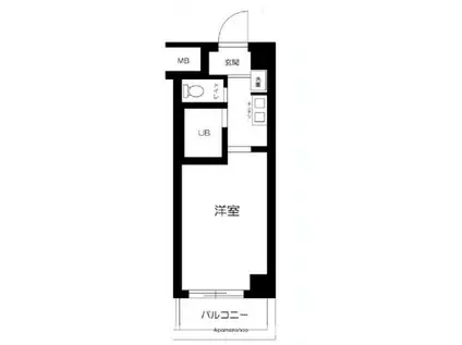 スカイコート西荻窪第2(1K/4階)の間取り写真