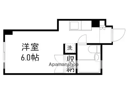 プルミエール西荻(ワンルーム/1階)の間取り写真