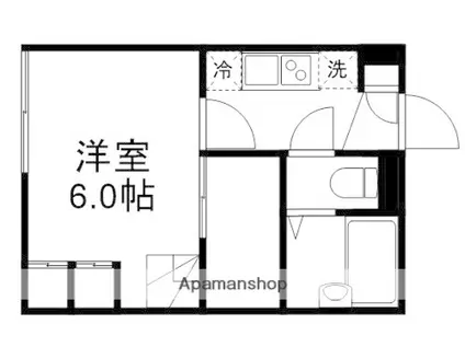 CONDOLEEZA(1K/1階)の間取り写真