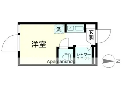 テラス西永福(ワンルーム/1階)の間取り写真