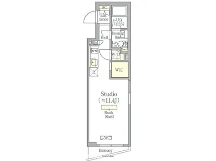 OZIO西荻窪2(ワンルーム/4階)の間取り写真