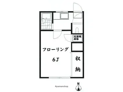 マルヨシコーポ82(1K/2階)の間取り写真