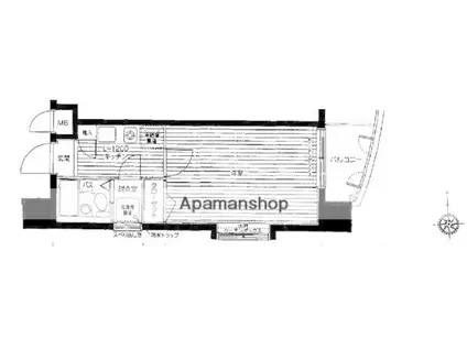 フェニックス目白5丁目(1K/5階)の間取り写真