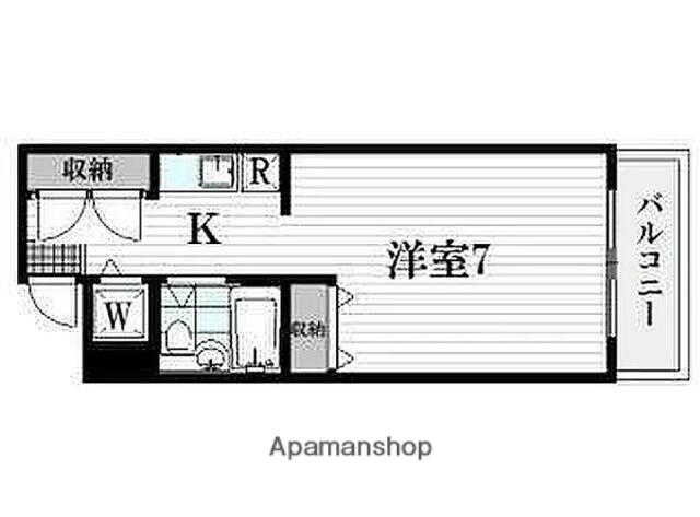 日神デュオステージ笹塚東館(1K/2階)の間取り写真