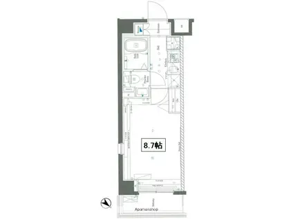 AZEST志村坂上2(1K/3階)の間取り写真
