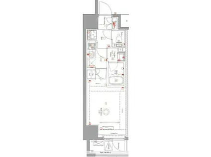 AZEST高島平(1K/5階)の間取り写真