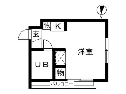 TOP・西荻窪第4(ワンルーム/2階)の間取り写真