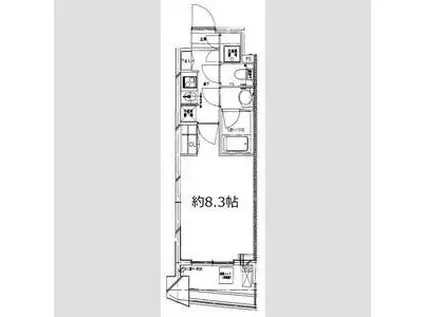 S-FORT中板橋(1K/2階)の間取り写真