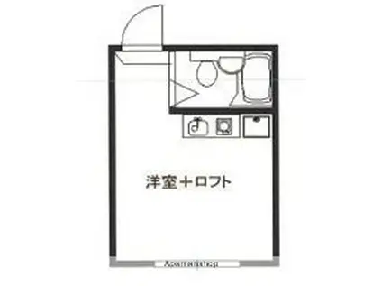 アーバンプレイス丸山Ⅱ(ワンルーム/2階)の間取り写真