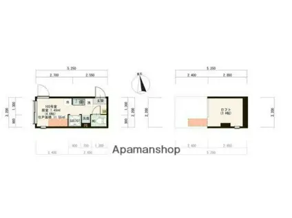 ザ・ヒルズ中野(ワンルーム/1階)の間取り写真