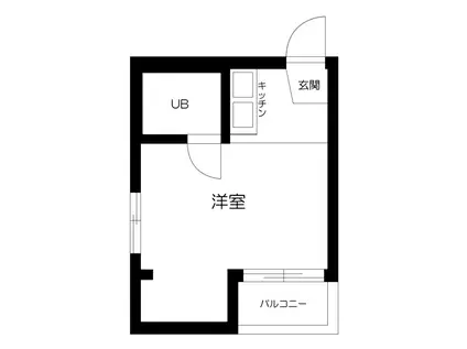 メゾン・ド・マジョレ(ワンルーム/4階)の間取り写真