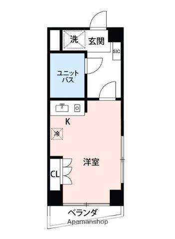 マイナビSTAYパレス西荻窪(1K/2階)の間取り写真