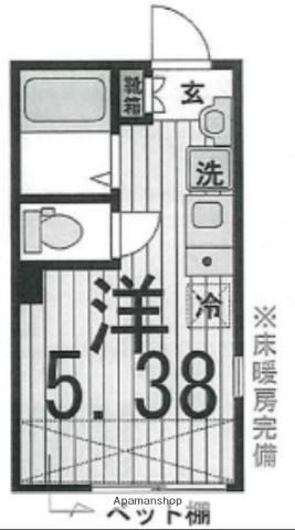 LA PROVENCE DU HIKARIGAOKA(ワンルーム/1階)の間取り写真