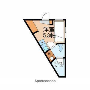 HJ PLACE W TOKYO(ワンルーム/3階)の間取り写真