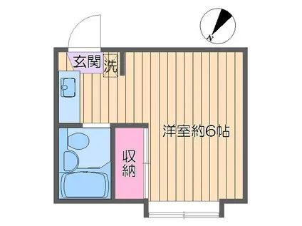 プチメゾン葛西(ワンルーム/1階)の間取り写真