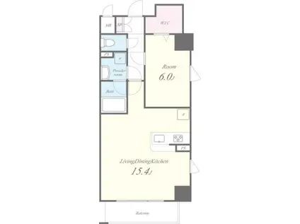 ソラーナ・エム(1LDK/7階)の間取り写真