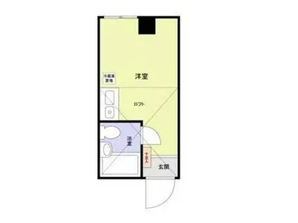 ダイヤモンドビル東日本橋第3(ワンルーム/1階)の間取り写真