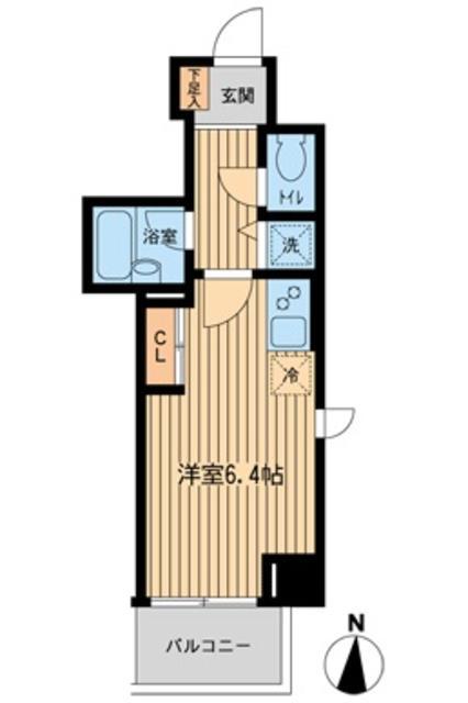 ジョイシティ住吉2(ワンルーム/5階)の間取り写真