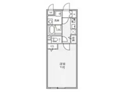 THE PALMS大島(1K/3階)の間取り写真