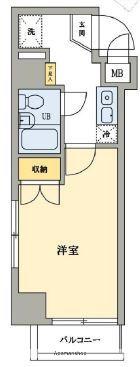 菱和パレス中野弥生町(1K/4階)の間取り写真
