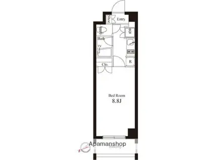 AXAS西高島平(1K/5階)の間取り写真