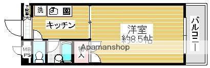 ラヴィスタ高円寺(1K/2階)の間取り写真