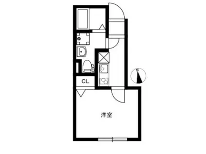 CREAL高田馬場(1K/1階)の間取り写真