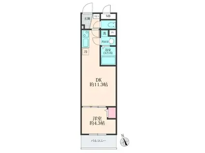 FOREST RESIDENCE TOKIWADAI(1LDK/3階)の間取り写真