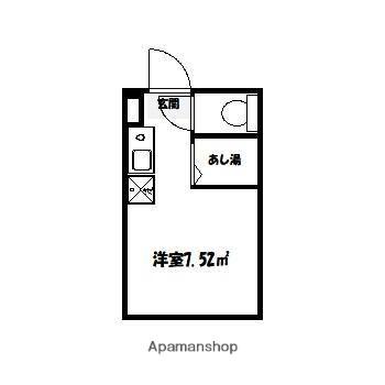 アーバンプレイス東高円寺Ⅴ(ワンルーム/1階)の間取り写真