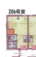 ゴールデンヒルズ(ワンルーム/2階)の間取り写真