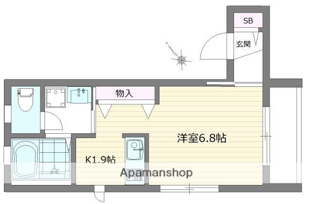 T&NS 目白Ⅱ(ワンルーム/3階)の間取り写真