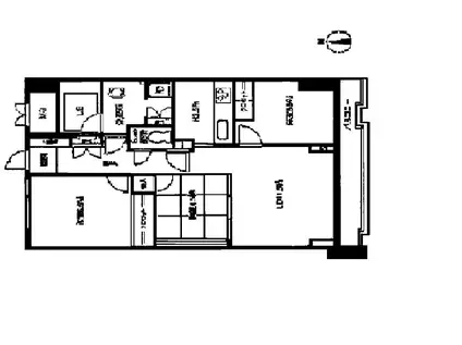 レジディア目白(3LDK/9階)の間取り写真